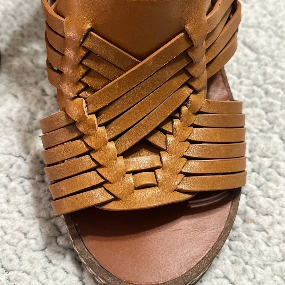 Tory Burch Pecha Woven Block Heel Sandals